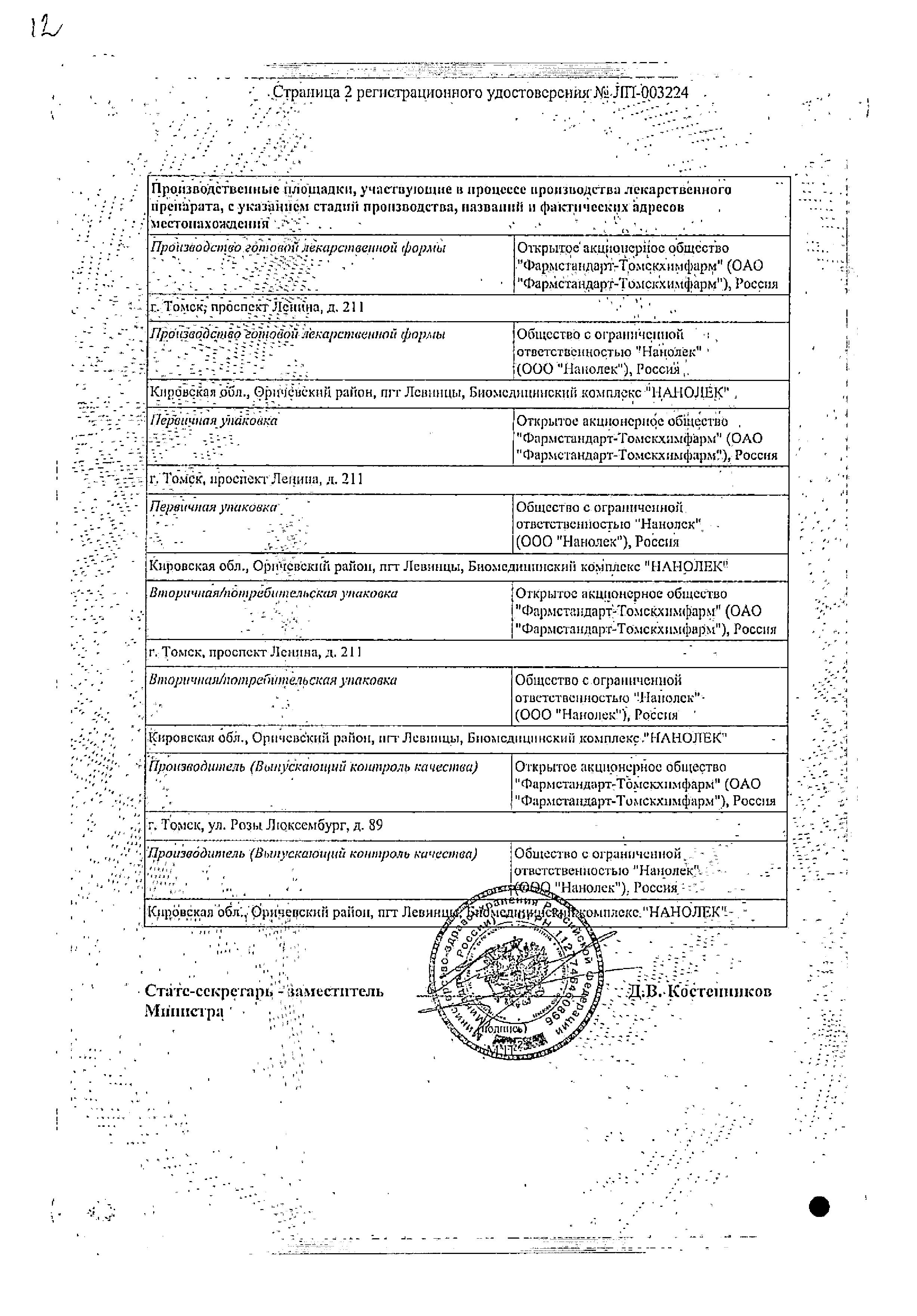 Сертификат на Магнелис В6 Форте, таблетки покрытые пленочной оболочкой 100 мг+10 мг, 30 шт.