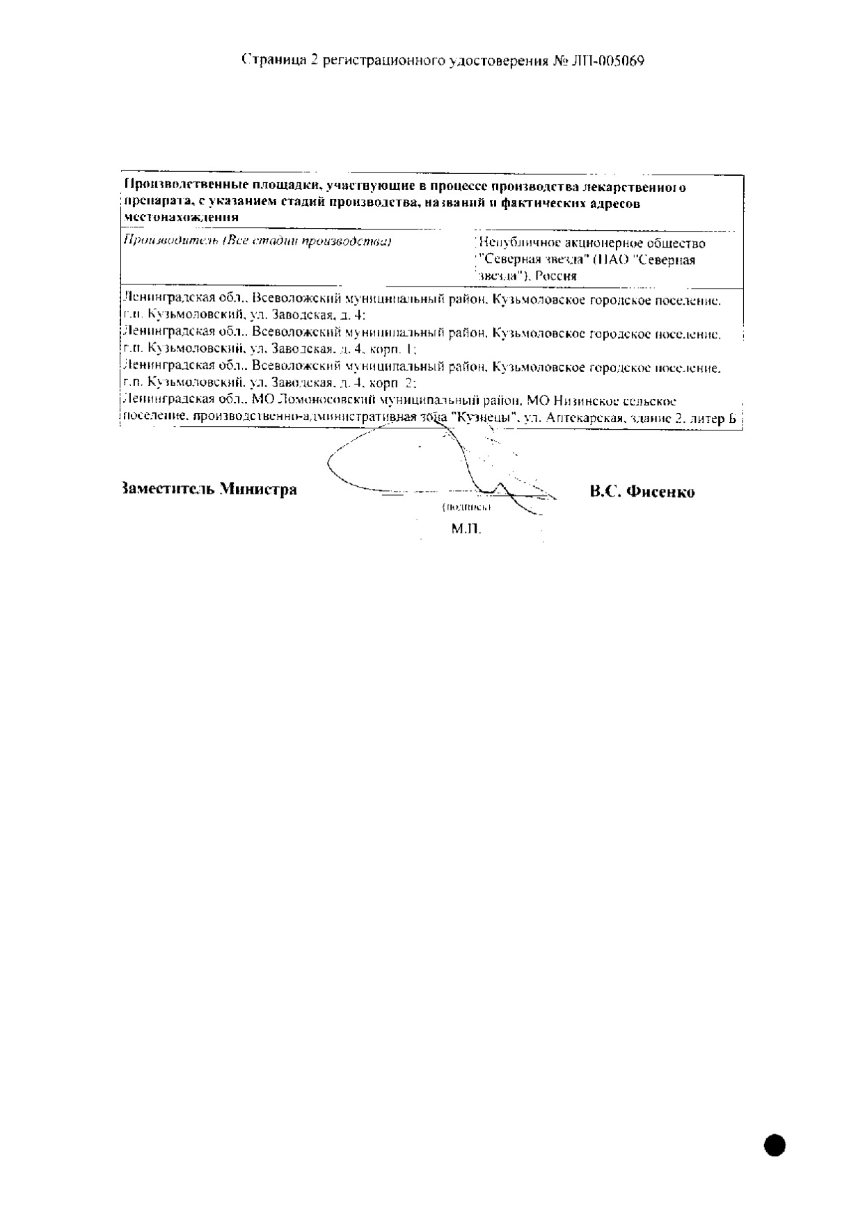 Сертификат на Периндоприл Плюс, таблетки 0,625 мг +2 мг, 30 шт.