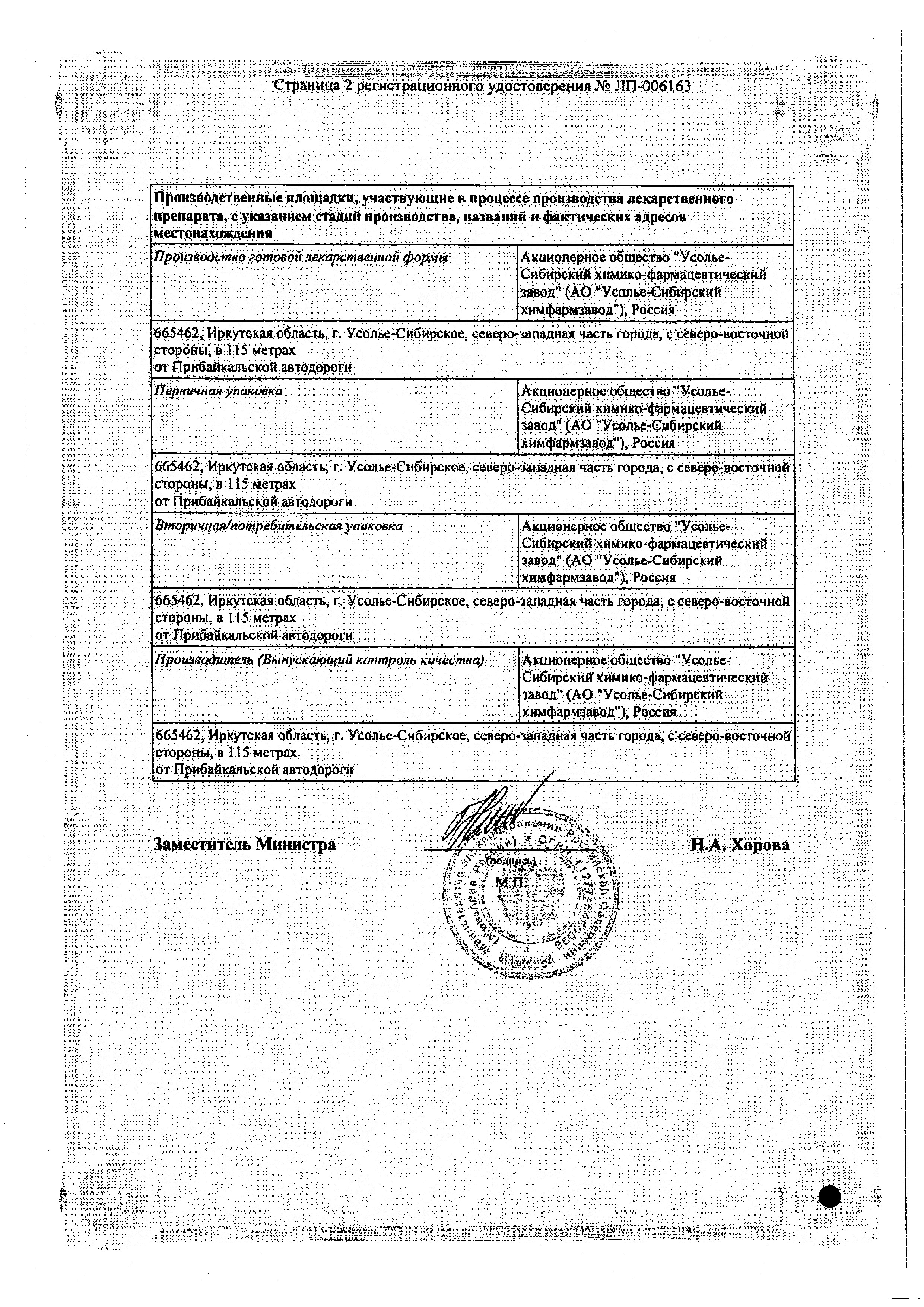 Сертификат на Метилурацил, мазь 10%, 25 г