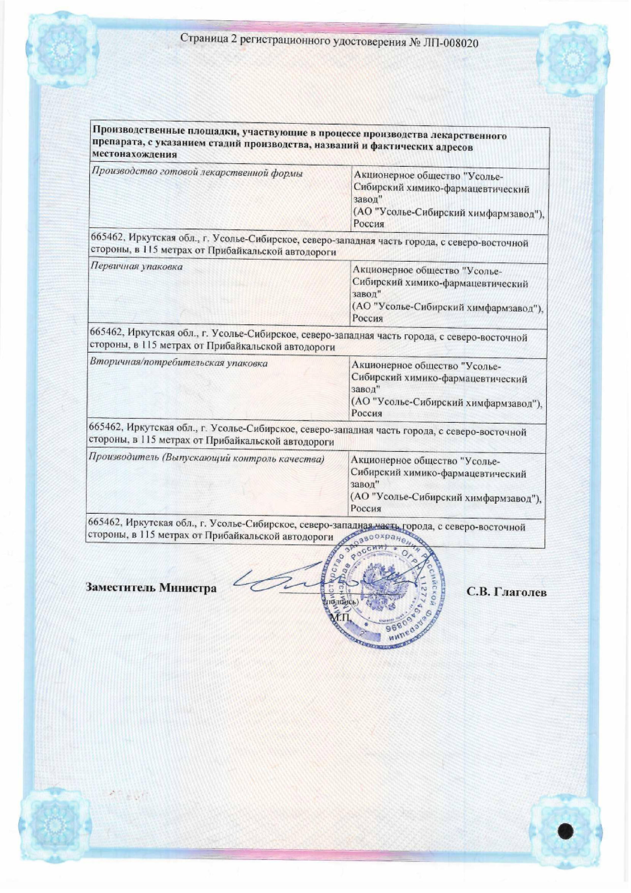 Сертификат на Диклофенак, гель 5 %, туба 30 г