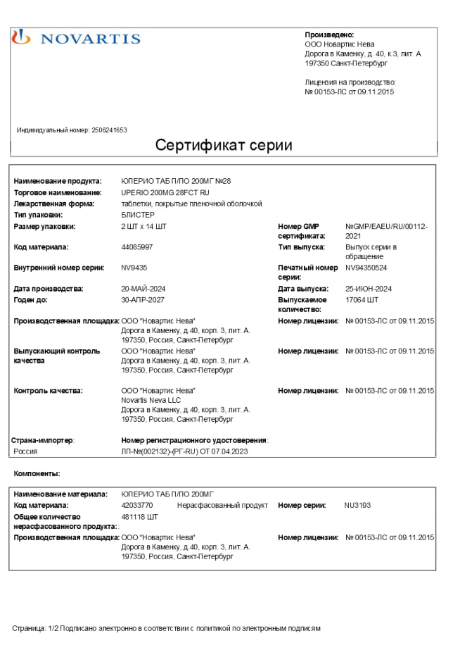 Сертификаты