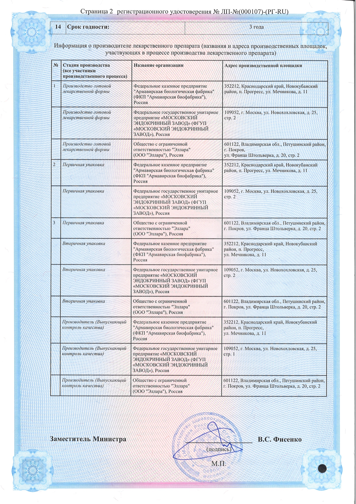 Сертификат на Мексидол, раствор для в/в и в/м введения 50 мг/мл, ампулы 5 мл, 10 шт.