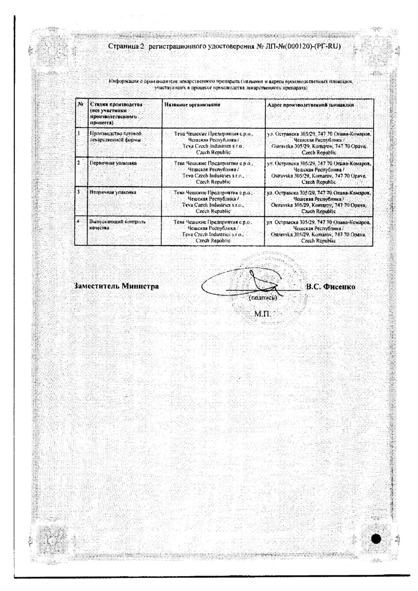 Сертификат Ново-Пассит таблетки, покрытые пленочной оболочкой, 60 шт.