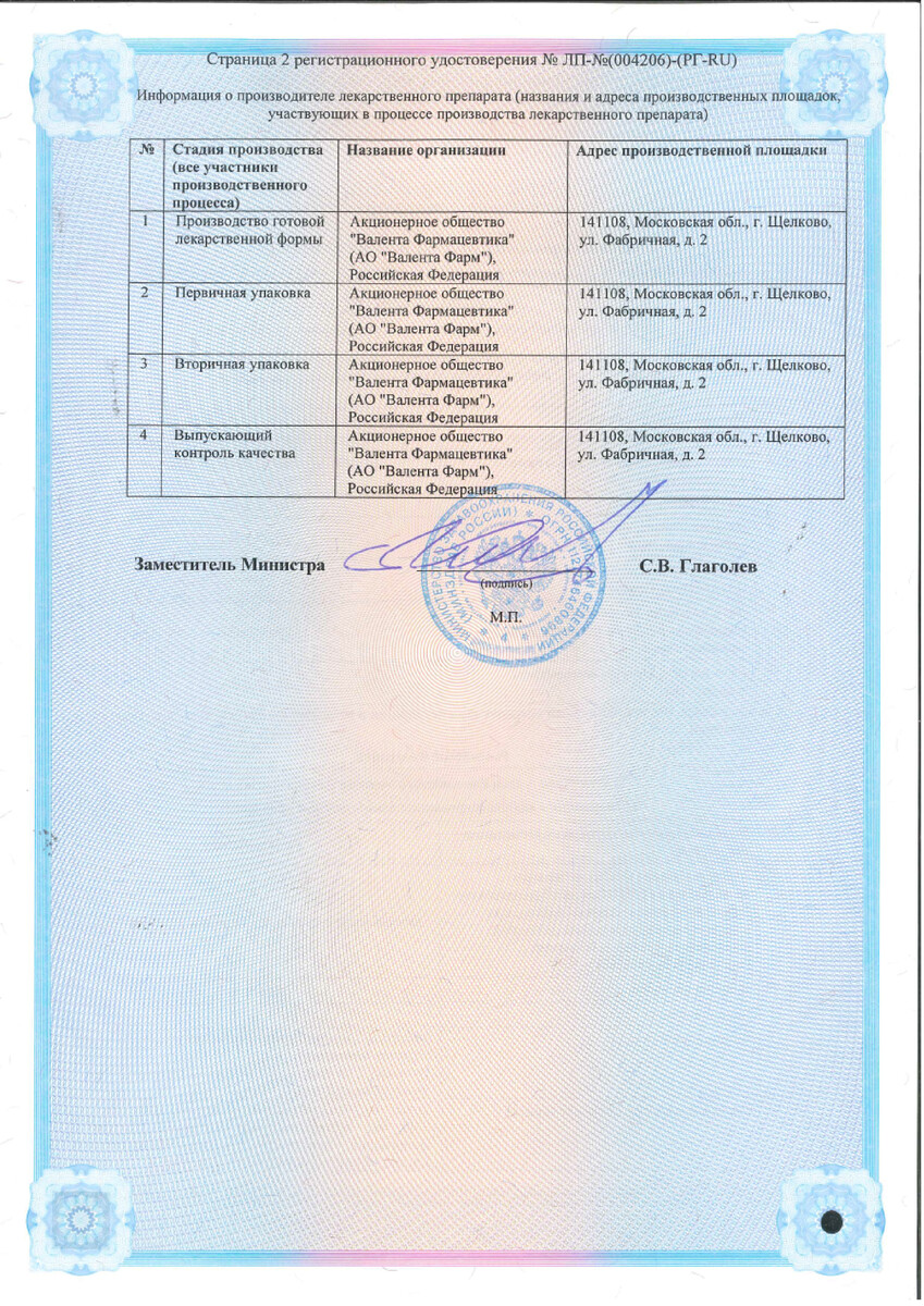 Сертификат на Ранквилон, таблетки 1 мг, 60 шт.