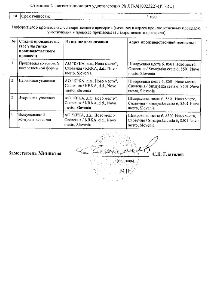 Сертификат на Флостерон, суспензия для инъекций 7 мг/мл, ампулы 1 мл, 1 шт.
