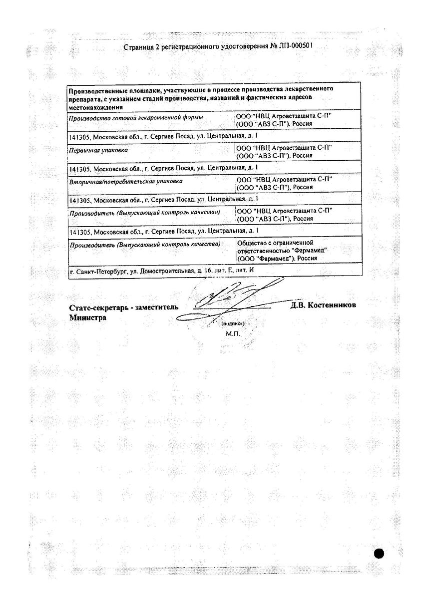 Сертификат на Димексид, гель 25% 50 г, 1 шт.