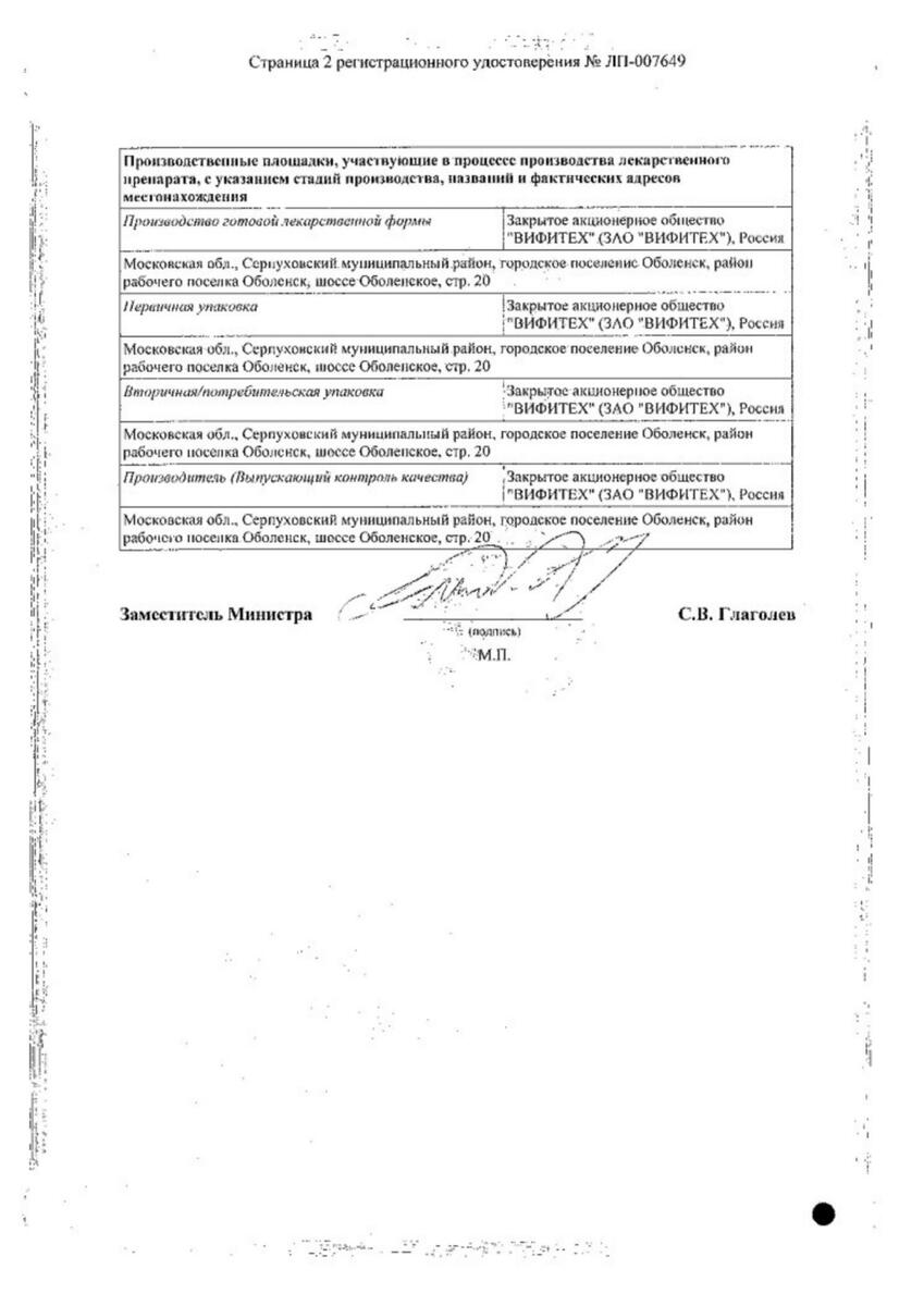 Сертификат на Противогрибковые препараты