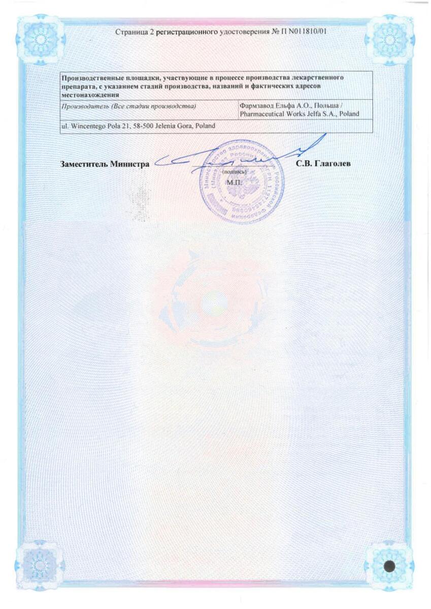 Сертификат на Лоринден А, мазь 15 г, 1 шт.