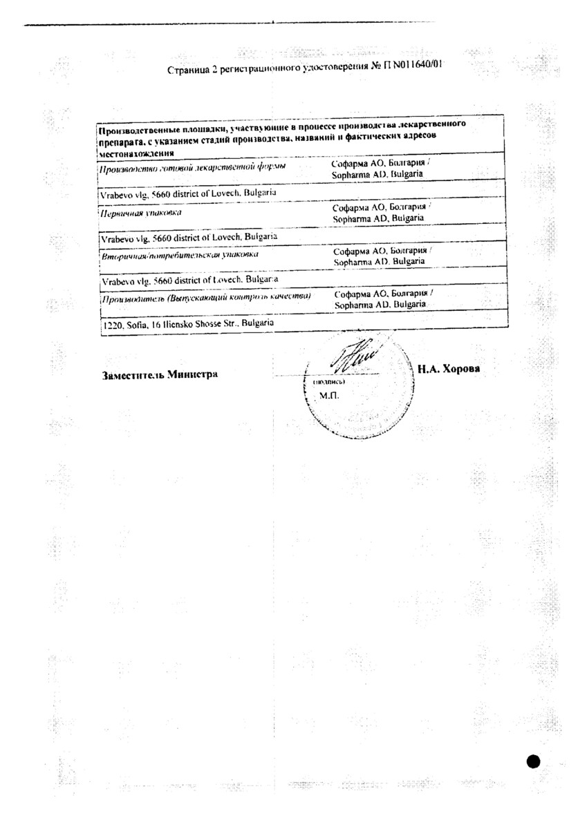 Сертификат на Троксерутин Врамед, гель для наружного применения 2% 40 г, 1 шт.