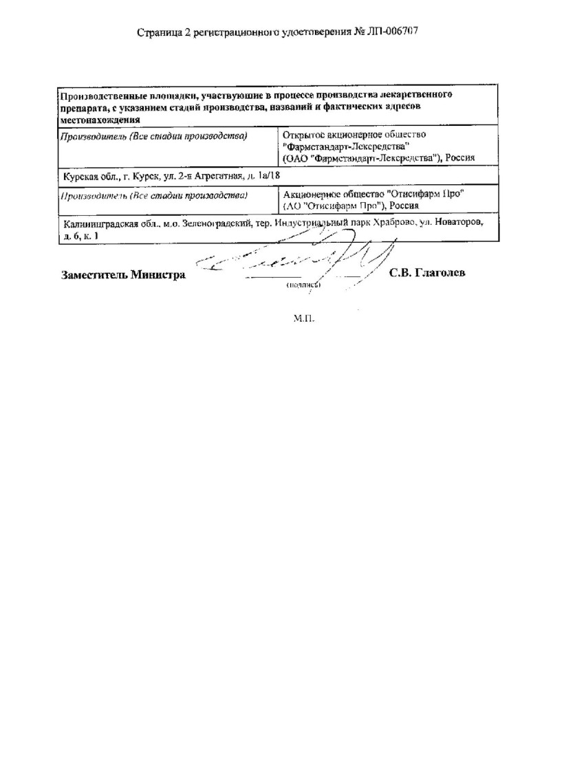 Сертификат на Новема Найт таблетки, покрытые пленочной оболочкой 25 мг+220 мг, 10 шт.