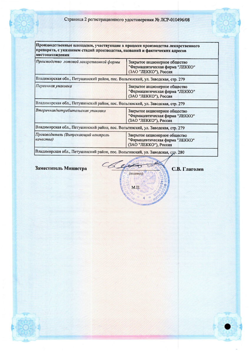 Сертификат на Цинокап, крем 0.2% 25 г, 1 шт.