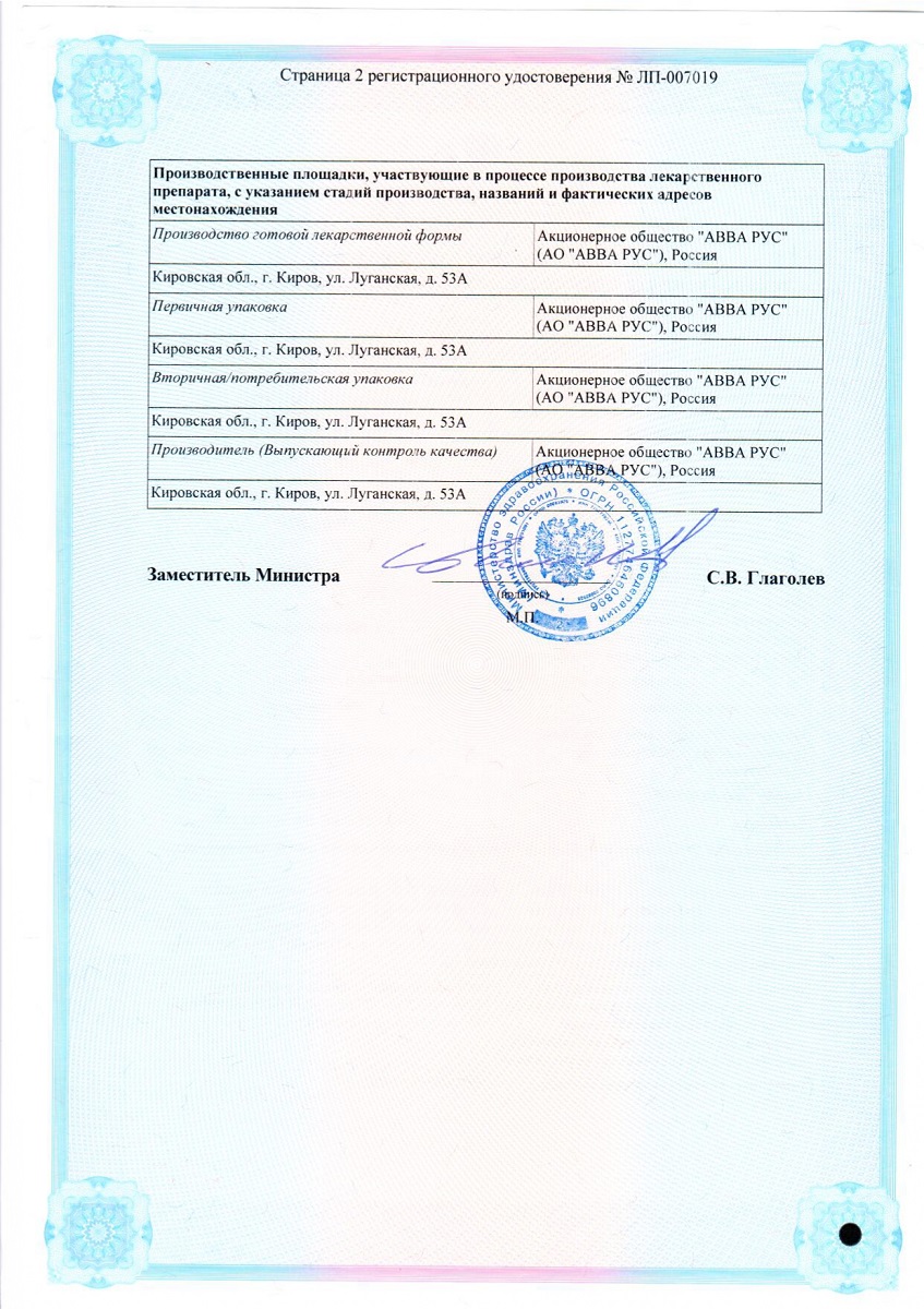 Сертификат на Магникардил таблетки, покрытые пленочной оболочкой 75мг+15.2мг, банка 100 шт.