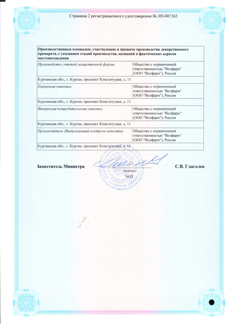 Сертификат на Лорноксикам, таблетки в плёночной оболочке 8 мг, 10 шт.