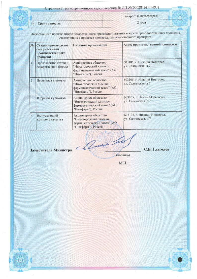 Сертификат на Пантомеколь, крем для наружного применения 5%, туба 25 г