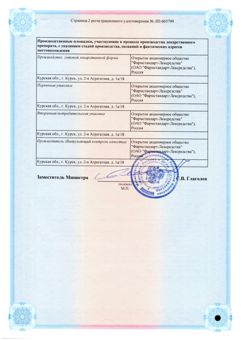Сертификат на Риностоп Экстра, спрей назальный 22.5 мкг/доза (ментол и эвкалипт), 15 мл