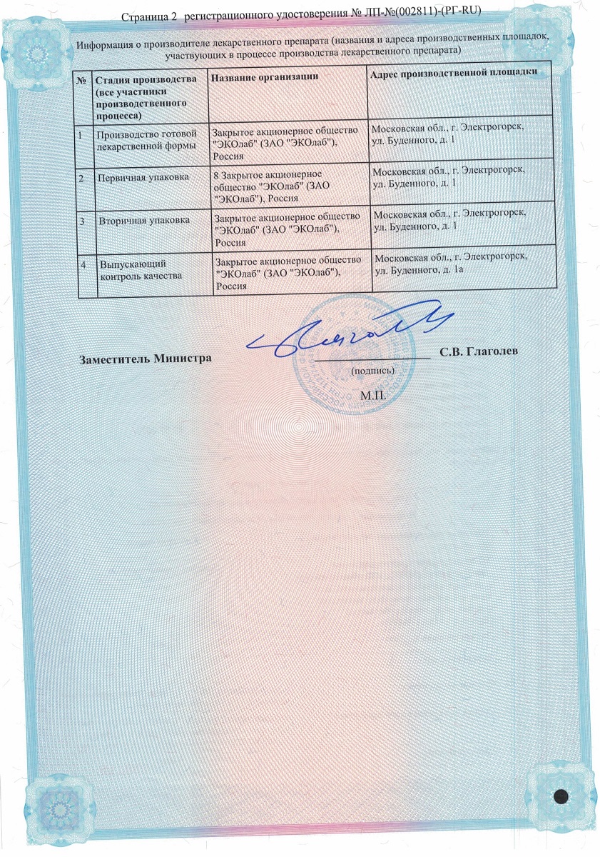 Сертификат на Солодки сироп (Эколаб), 100 г