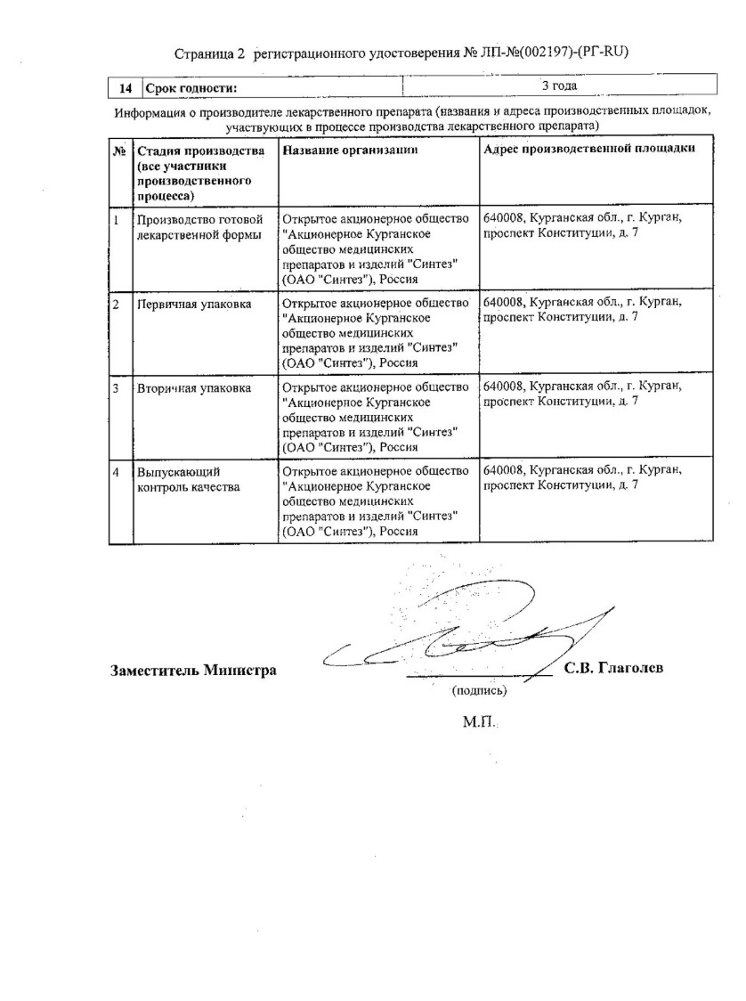 Сертификат на Полинадим, капли глазные, 10 мл