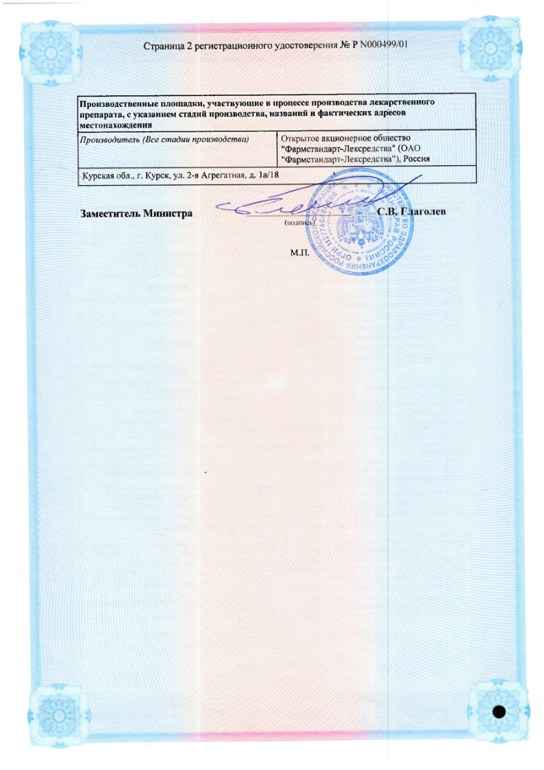 Сертификат на Цитрамон П, таблетки, 30 шт.