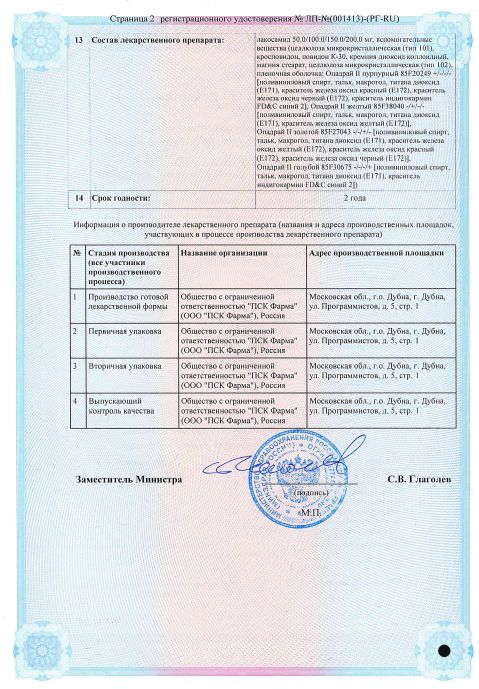 Сертификат на Противосудорожные препараты