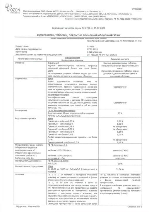 Сертификат на Обезболивающие, спазмолитики, анестетики